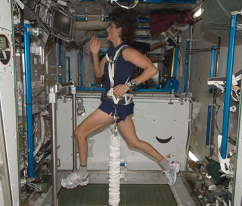 running in space