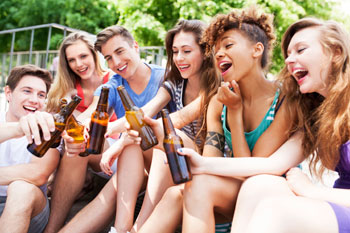 teens drinking