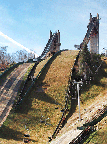 The Olympic Jumping Complex in Lake Placid