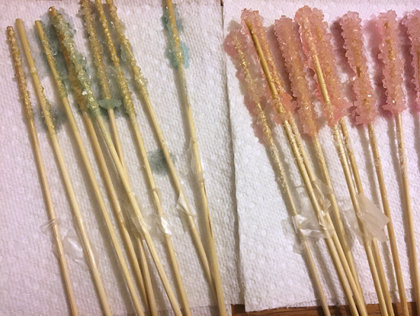 finished rock candy