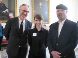 DeBenedictis also got a picture with “MythBusters” Jamie Hyneman and Adam Savage.