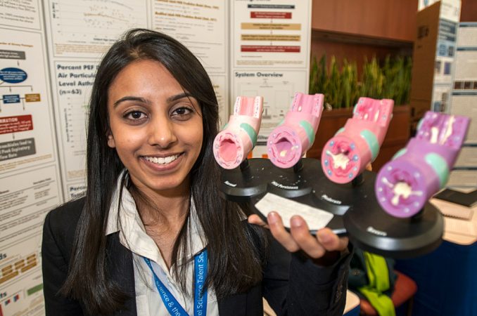 Naomi Shah investigated how pollutants in indoor air can trigger allergy symptoms, impacting people’s airways — and ability to breathe. Credit: Chris Ayers Photography/SSP