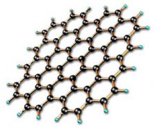 an illustration of carbon atoms in graphene