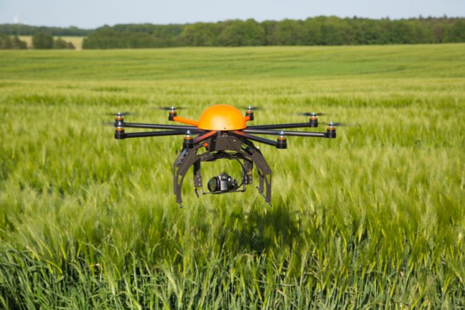 drone for surveying crops