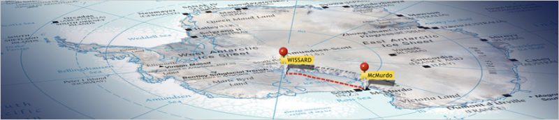 This map of Antarctica shows where the WISSARD program — to drill into Lake Whillans — is located. McMurdo is the settlement where most U.S. scientists stay in Antarctica when they aren’t in tent communities on “the ice.” Credit: WISSARD/NSF