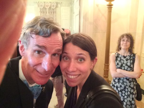 author and Bill Nye