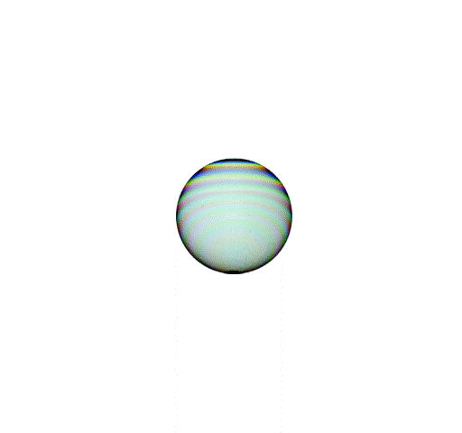 an animated image of a bubble popping