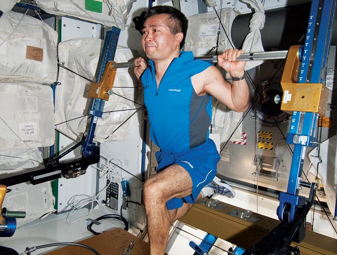 Koichi Wakata on the ISS