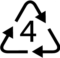 recycling symbol number 4